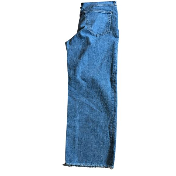 J. Crew Slim Wide Leg Medium Wash Indigo Denim Jeans Women's SZ 29 - Picture 6 of 11